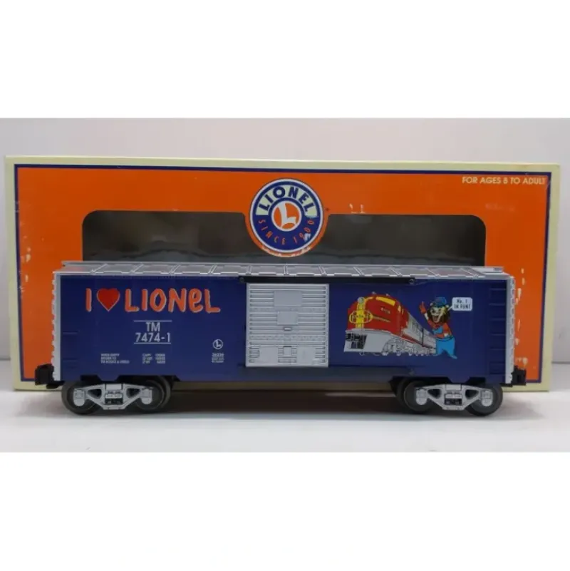 Trains*Lionel 6-36236 O Gauge I Love Lionel Boxcar #7474-1 LN/Box - Model Train Junction: Quality Parts and Art Supplies