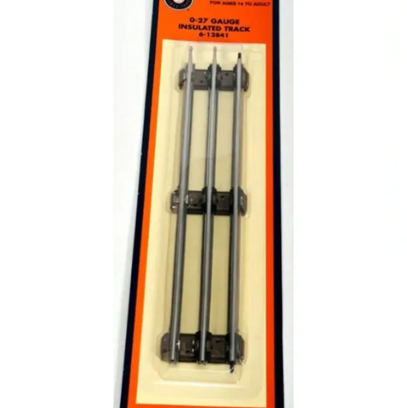 Trains*Lionel 6-12841 O27 Gauge Insulated Straight Track - Model Train Junction: Quality Parts and Art Supplies