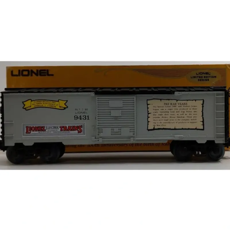Trains*Lionel 6-9431 O Gauge Joshua Lionel Cowen The Prewar Years Boxcar EX/Box - Model Train Junction: Quality Parts and Art Supplies