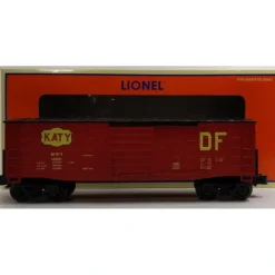 Trains|Lionel 6-15021 O Gauge Katy Waffle-Sided Boxcar - Model Train Junction: Quality Parts and Art Supplies