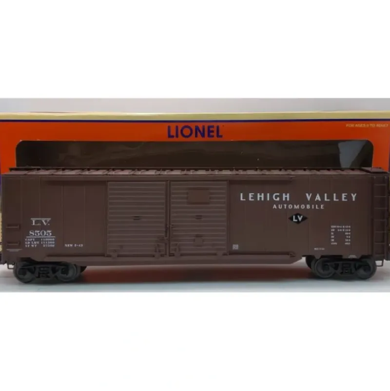Trains*Lionel 6-27230 O Gauge Lehigh Valley Double Door Boxcar with End Doors #8505 - Model Train Junction: Quality Parts and Art Supplies