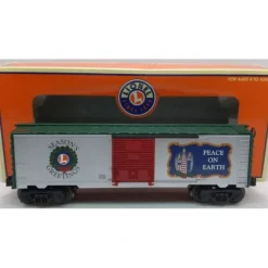 Trains|Lionel 6-26790 O Gauge Lighted Christmas Boxcar LN/Box - Model Train Junction: Quality Parts and Art Supplies