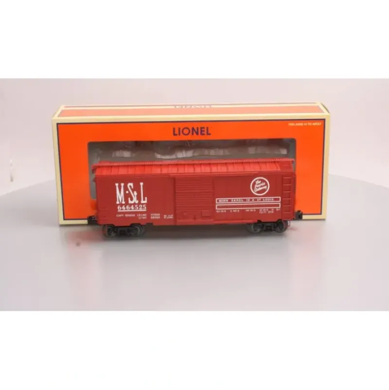 Trains*Lionel 6-27292 O Gauge Minneapolis & St Louis Boxcar #6464525 LN/Box - Model Train Junction: Quality Parts and Art Supplies