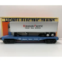 Trains*Lionel 6-16910 O Gauge Missouri Pacific Flatcar with Trailer LN/Box - Model Train Junction: Quality Parts and Art Supplies