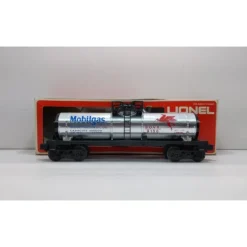 Trains*Lionel 6-9156 O Gauge Mobilgas Plated Single Dome Tank Car EX/Box - Model Train Junction: Quality Parts and Art Supplies