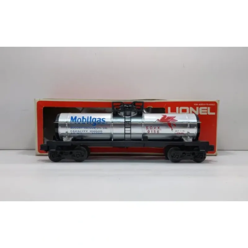 Trains*Lionel 6-9156 O Gauge Mobilgas Plated Single Dome Tank Car EX/Box - Model Train Junction: Quality Parts and Art Supplies