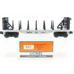 Trains*Lionel 6-26380 O Gauge New York Central Flatcar w/Bulkheads - Model Train Junction: Quality Parts and Art Supplies