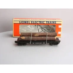 Trains*Lionel 6-17510 O Gauge Northern Pacific Flatcar with Logs #61200 LN/Box - Model Train Junction: Quality Parts and Art Supplies