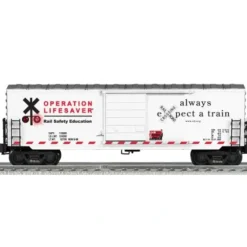 Trains*Lionel 6-22562 O Gauge Operation Lifesaver Boxcar w/ Flashing Lights - Model Train Junction: Quality Parts and Art Supplies