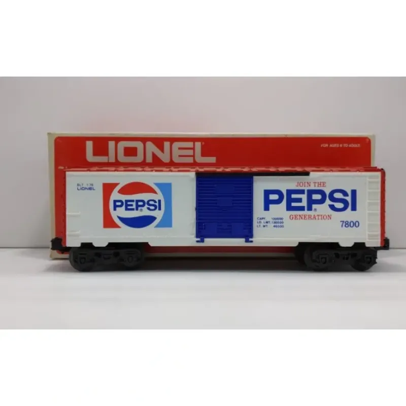 Trains*Lionel 6-7800 O Gauge Pepsi Boxcar EX/Box - Model Train Junction: Quality Parts and Art Supplies