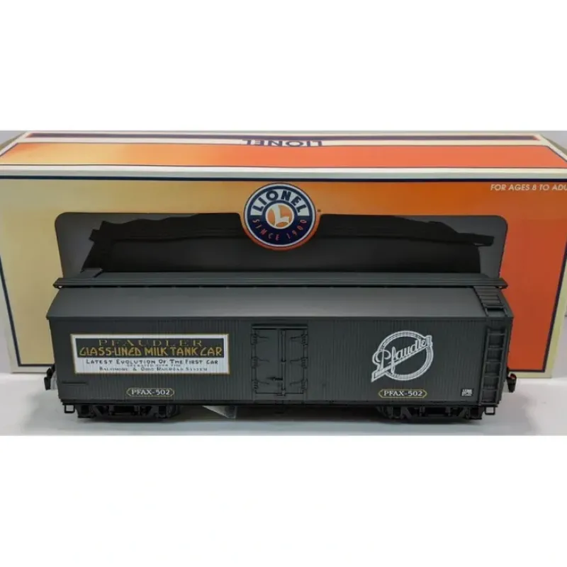 Trains*Lionel 6-17362 O Gauge Pfaudler Milk Billboard Refrigerator Car #502 - Model Train Junction: Quality Parts and Art Supplies
