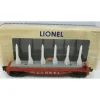 Trains*Lionel 6-39458 O Gauge PWC Red Flatcar w/ 6 Missiles #6844 - Model Train Junction: Quality Parts and Art Supplies