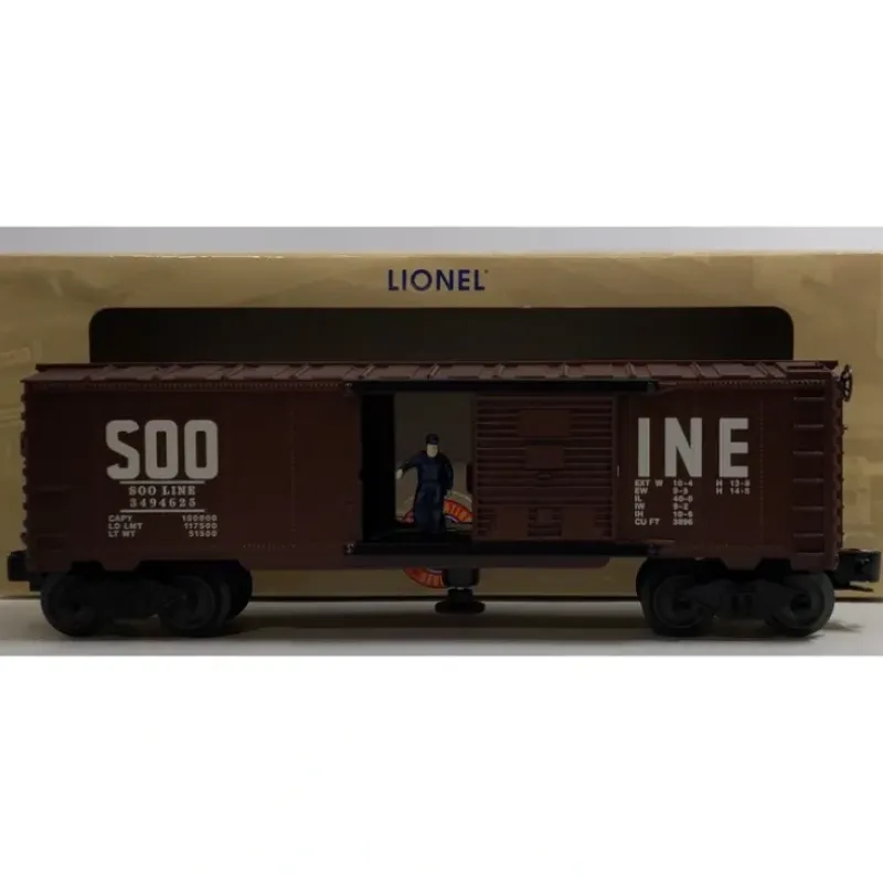 Trains*Lionel 6-29888 O Gauge PWC Soo Line Operating Boxcar #3494-625 - Model Train Junction: Quality Parts and Art Supplies