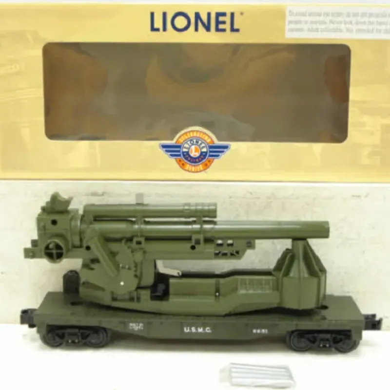 Trains*Lionel 6-29853 O Gauge PWC US Marines Big John Cannon Car #6651 - Model Train Junction: Quality Parts and Art Supplies