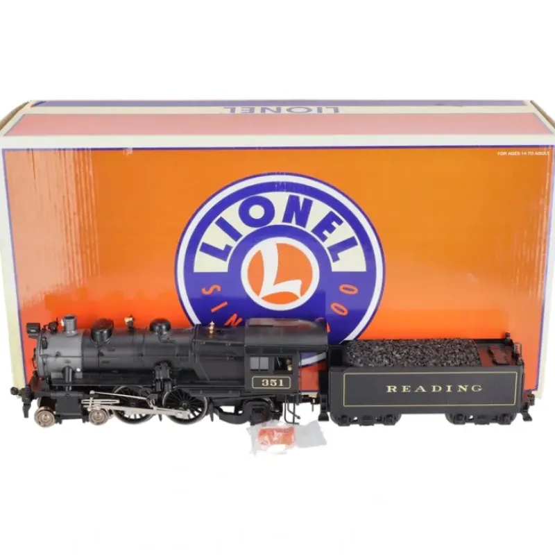 Trains*Lionel 6-11232 O Gauge Reading 4-4-2 Atlantic Steam Locomotive & Tender #351 - Model Train Junction: Quality Parts and Art Supplies