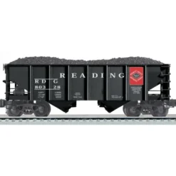 Trains*Lionel 6-21338 O Gauge Reading 2-Bay Ribbed Hopper #80328 - Model Train Junction: Quality Parts and Art Supplies
