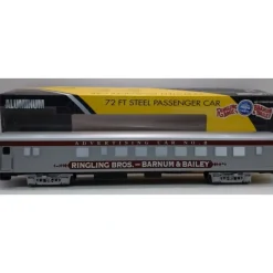 Trains*Lionel 6-22628 O Gauge Ringling Bros & BB 18' Aluminum Advertising Car #2 - Model Train Junction: Quality Parts and Art Supplies