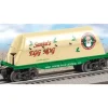 Trains*Lionel 6-26367 O Gauge Santa Egg Nog Flatcar w/Container - Model Train Junction: Quality Parts and Art Supplies