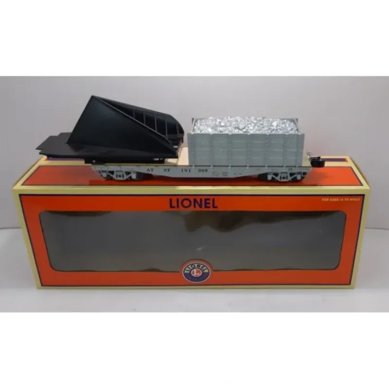 Trains*Lionel 6-27705 O Gauge Santa Fe Wedge Plow Flatcar #191369 - Model Train Junction: Quality Parts and Art Supplies