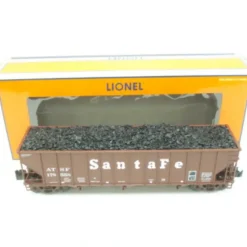 Trains*Lionel 6-27167 O Gauge Santa Fe AT&SF 3-Bay Hopper With Coal Load #178558 - Model Train Junction: Quality Parts and Art Supplies