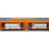 Trains*Lionel 6-21866 O Gauge Santa Fe Husky Stack Cars w/Containers #254221/#254222 - Model Train Junction: Quality Parts and Art Supplies