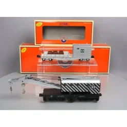 Trains*Lionel 6-31782 O Gauge Santa Fe Command Control Crane & Boom Car Set - Model Train Junction: Quality Parts and Art Supplies