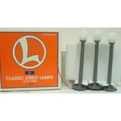 Trains*Lionel 6-12874 O Gauge Set of 3 Lighted Street Lamps LN/Box - Model Train Junction: Quality Parts and Art Supplies