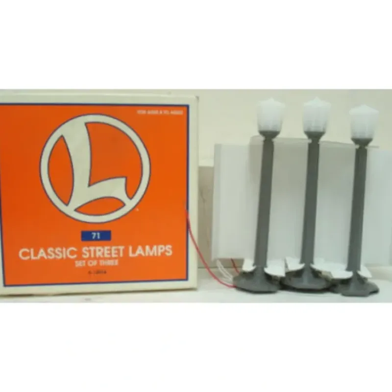 Trains*Lionel 6-12874 O Gauge Set of 3 Lighted Street Lamps LN/Box - Model Train Junction: Quality Parts and Art Supplies