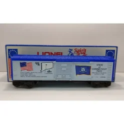 Trains*Lionel 6-7605 O Gauge Spirit of 76 State of Connecticut Boxcar #7605 LN/Box - Model Train Junction: Quality Parts and Art Supplies