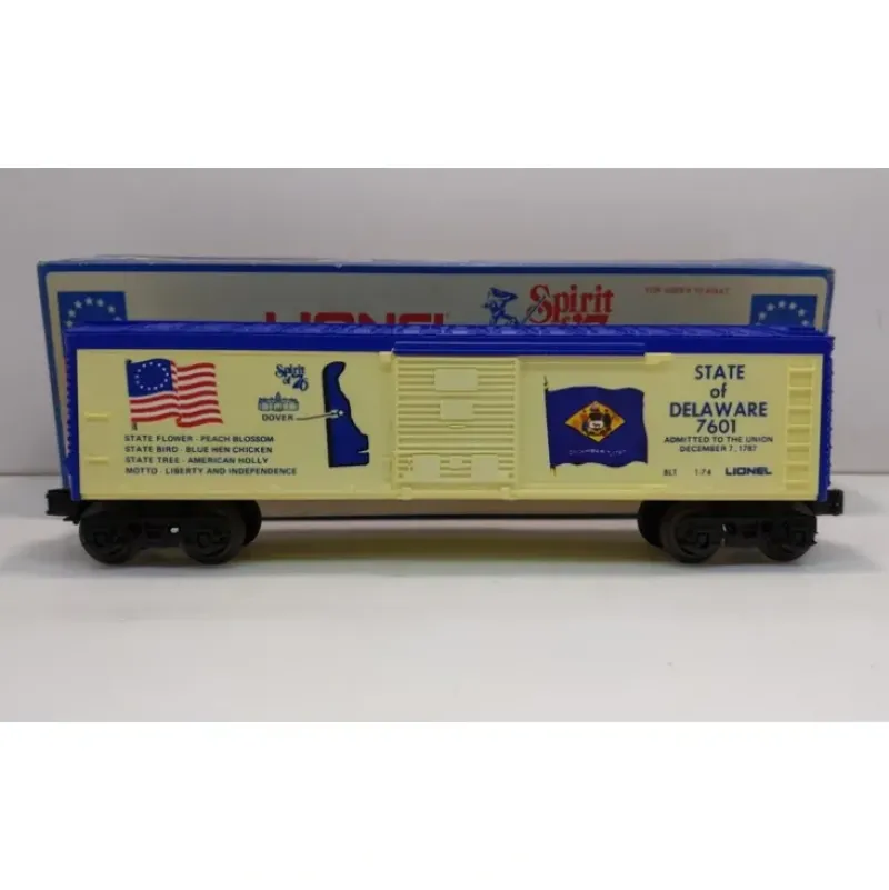 Trains*Lionel 6-7601 O Gauge State of Delaware Boxcar LN/Box - Model Train Junction: Quality Parts and Art Supplies