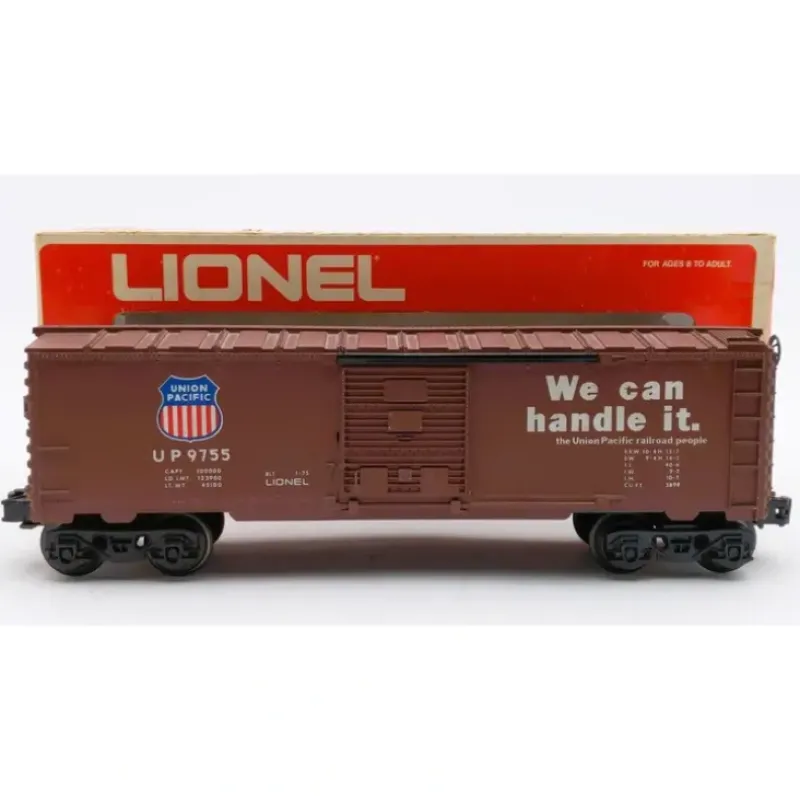 Trains*Lionel 6-9755 O Gauge Union Pacific Boxcar EX/Box - Model Train Junction: Quality Parts and Art Supplies