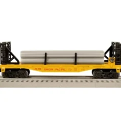 Trains*Lionel 6-26616 O Gauge Union Pacific Bulkhead Flatcar with Pipes - Model Train Junction: Quality Parts and Art Supplies