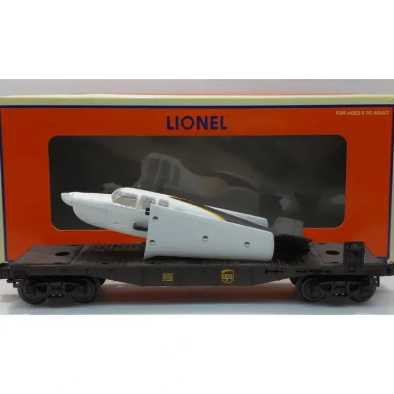 Trains*Lionel 6-26301 O Gauge UPS Flatcar with Airplane - Model Train Junction: Quality Parts and Art Supplies