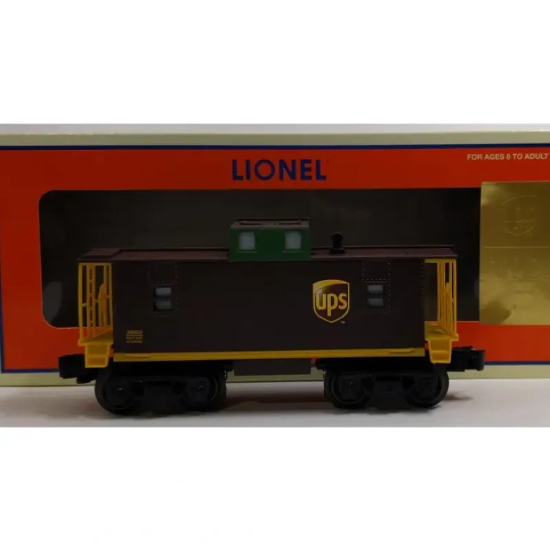 Trains*Lionel 6-36602 O Gauge UPS Illuminated Caboose - Model Train Junction: Quality Parts and Art Supplies