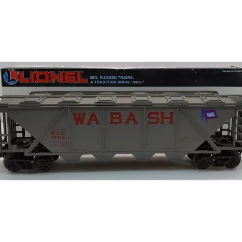Trains*Lionel 6-19316 O Gauge Wabash Covered Hopper EX/Box - Model Train Junction: Quality Parts and Art Supplies