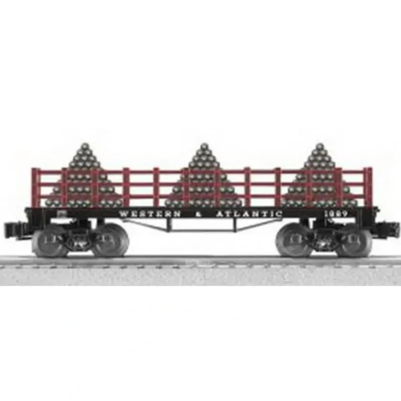 Trains*Lionel 6-39490 O Gauge Western & Atlantic Cannonball Flatcar - Model Train Junction: Quality Parts and Art Supplies