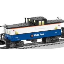 Trains*Lionel 6-29733 O Gauge White Pass Extended Caboose #904 - Model Train Junction: Quality Parts and Art Supplies
