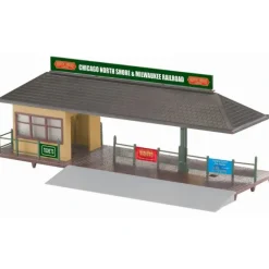 Trains*Lionel 6-22288 O K-Line Commuter Train Station with 6 Roadname Stickers - Model Train Junction: Quality Parts and Art Supplies