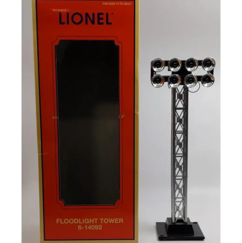 Trains*Lionel 6-14092 O 8-Light Floodlight Tower - Model Train Junction: Quality Parts and Art Supplies