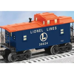 Trains*Lionel 6-36624 O Lionel Lines Orange & Blue Caboose - Model Train Junction: Quality Parts and Art Supplies