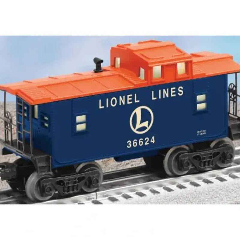 Trains*Lionel 6-36624 O Lionel Lines Orange & Blue Caboose - Model Train Junction: Quality Parts and Art Supplies
