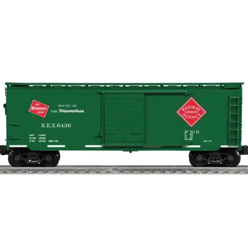 Trains*Lionel 6-22515 O Milwaukee Road/Railway Express Boxcar - Model Train Junction: Quality Parts and Art Supplies