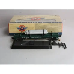 Trains*Lionel 6-19878 O Operating Helium Tank Dump Flatcar #3362 - Model Train Junction: Quality Parts and Art Supplies