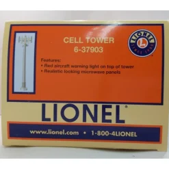 Trains*Lionel 6-37903 O 16" Cell Phone Tower with Flashing Red Warning Light - Model Train Junction: Quality Parts and Art Supplies
