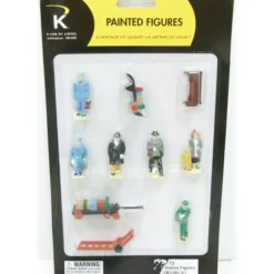 Trains*Lionel 6-21372 O Railroad Station Figures With Accessories (Set of 6) - Model Train Junction: Quality Parts and Art Supplies