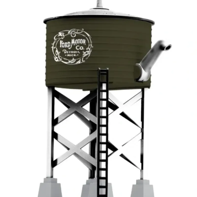 Trains*Lionel 6-22504 O Railroad Water Tower With Vintage Ford Motor Company Logo Kit - Model Train Junction: Quality Parts and Art Supplies