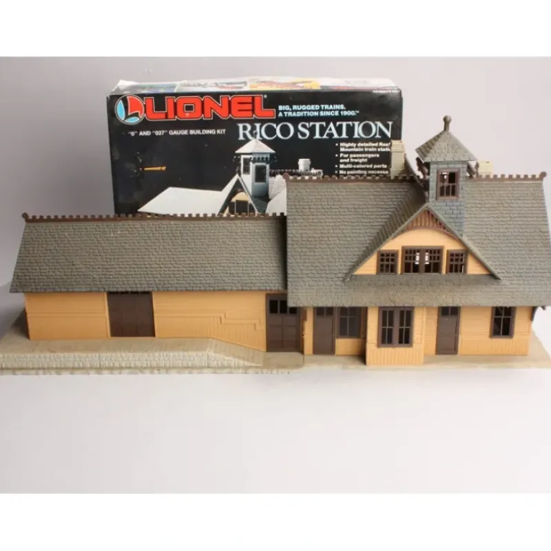 Trains*Lionel 6-2709 O Rico Station Building Kit - Assembled - Model Train Junction: Quality Parts and Art Supplies