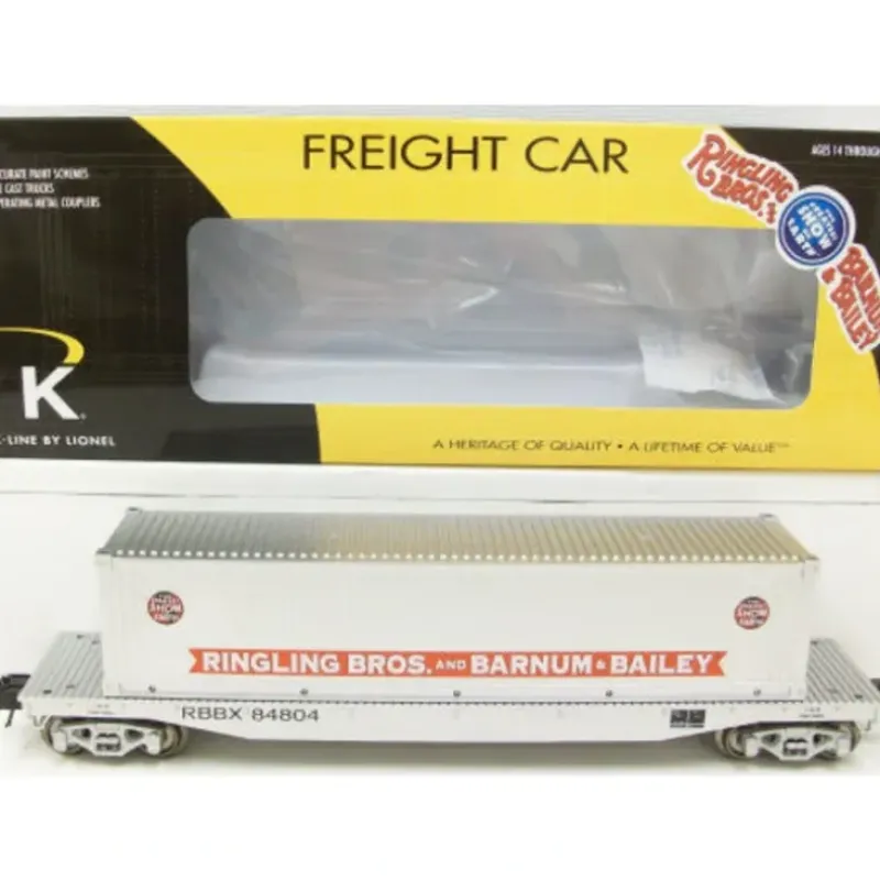 Trains*Lionel 6-21641 O Ringling Bros. - Merchandise Flatcar - Model Train Junction: Quality Parts and Art Supplies