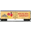 Trains*Lionel 6-22493 O Ringling Bros. Lighted Clown Wood-Sided Refrigerator Car #46 - Model Train Junction: Quality Parts and Art Supplies