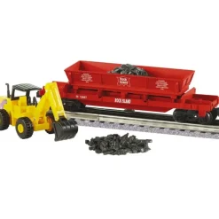 Trains*Lionel 6-21664 O Rock Island Operating Coal Dump Car with Vehicle - Model Train Junction: Quality Parts and Art Supplies